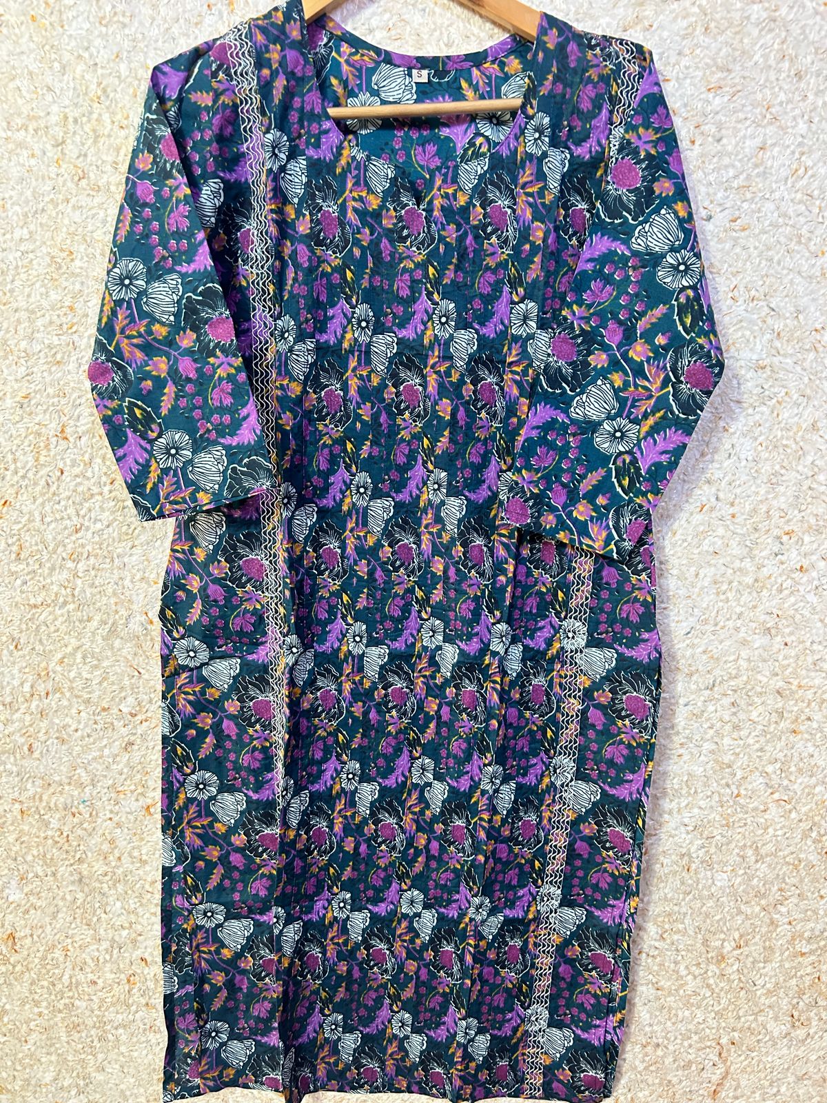 Fully Pleated cotton kurti