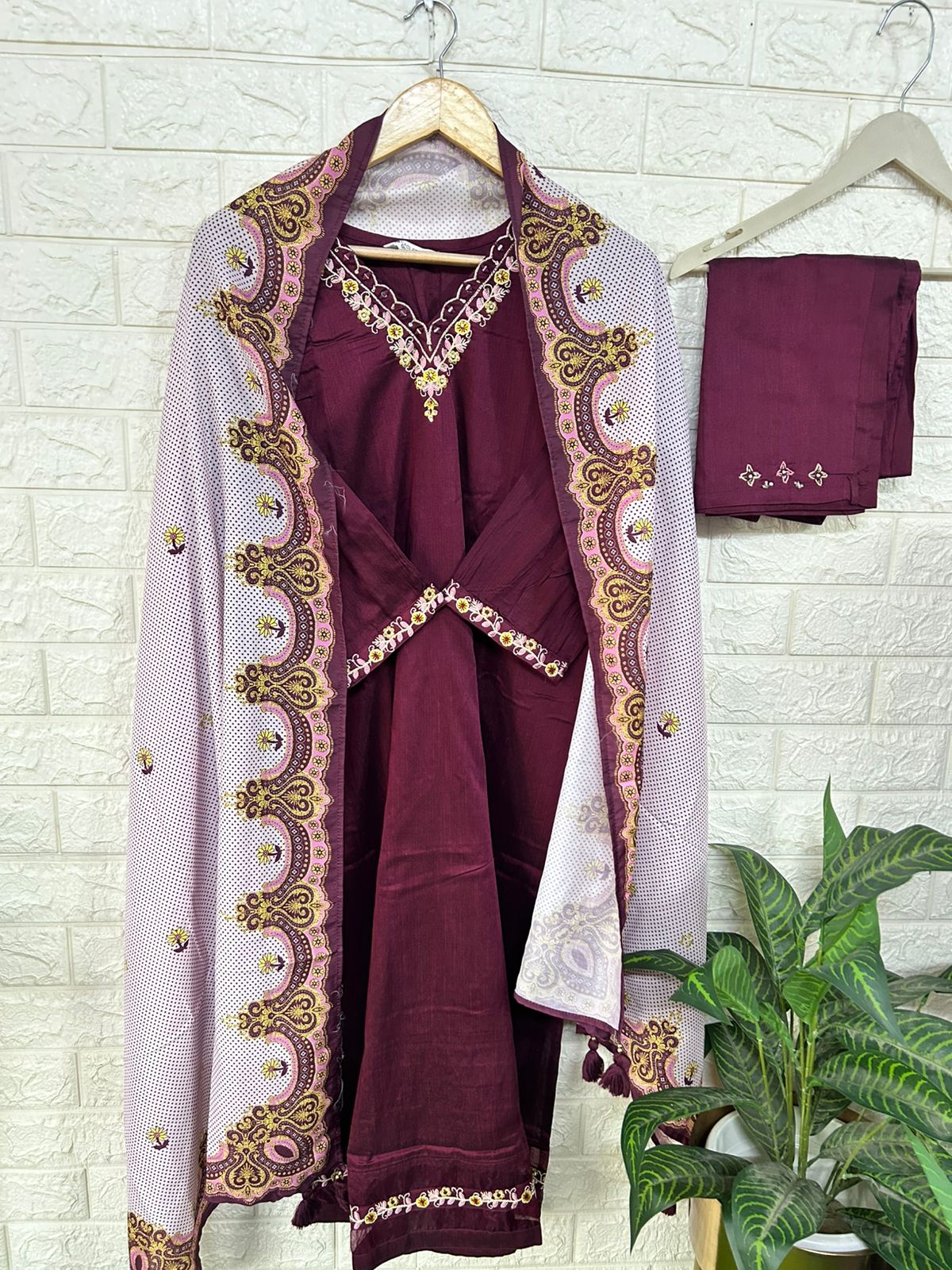 Paper Cotton Three Piece Set