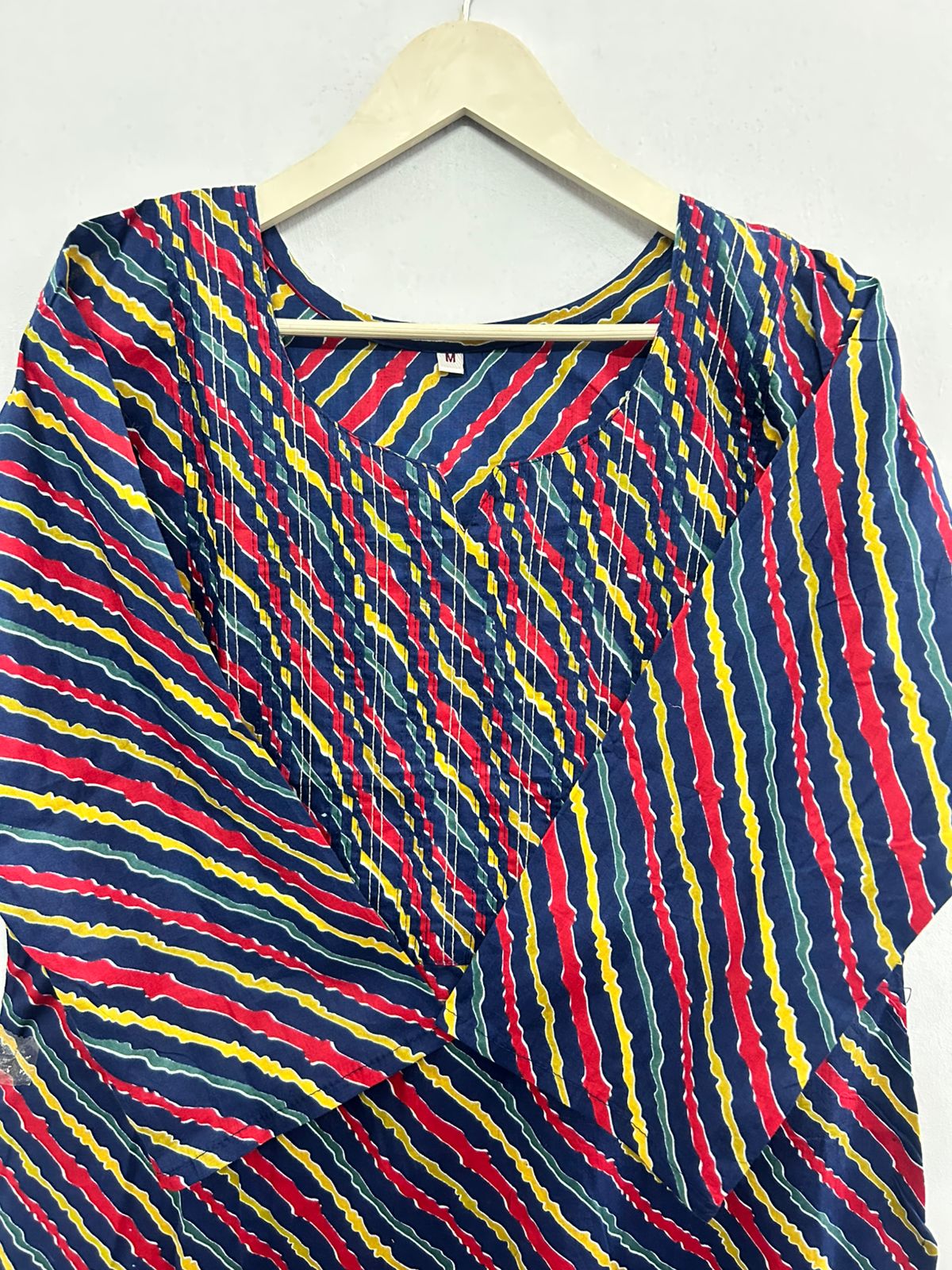 Thread work cotton kurti