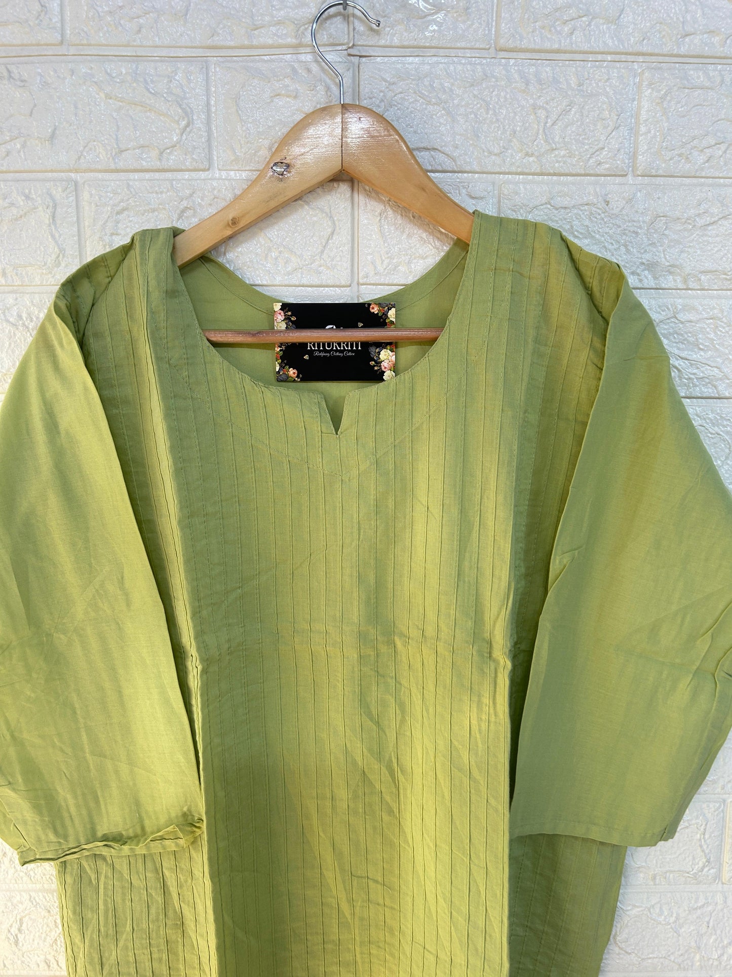 Fully Pleated cotton kurti