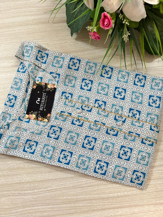 Round neck cotton kurti