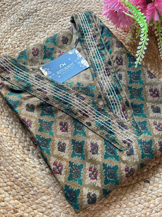 Pashmina kurti winter wear