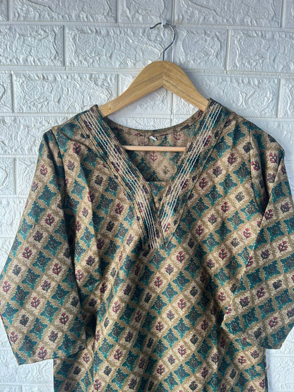 Pashmina kurti winter wear