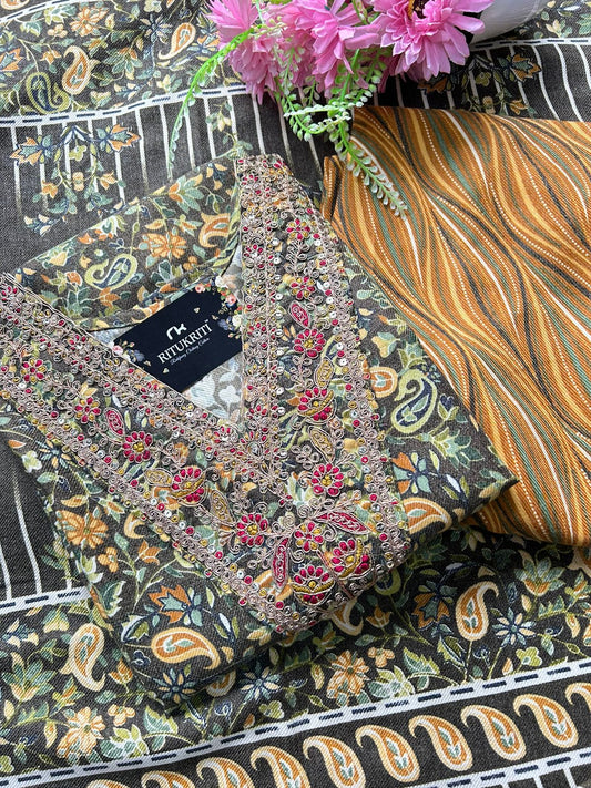 Pashmina three  piece set