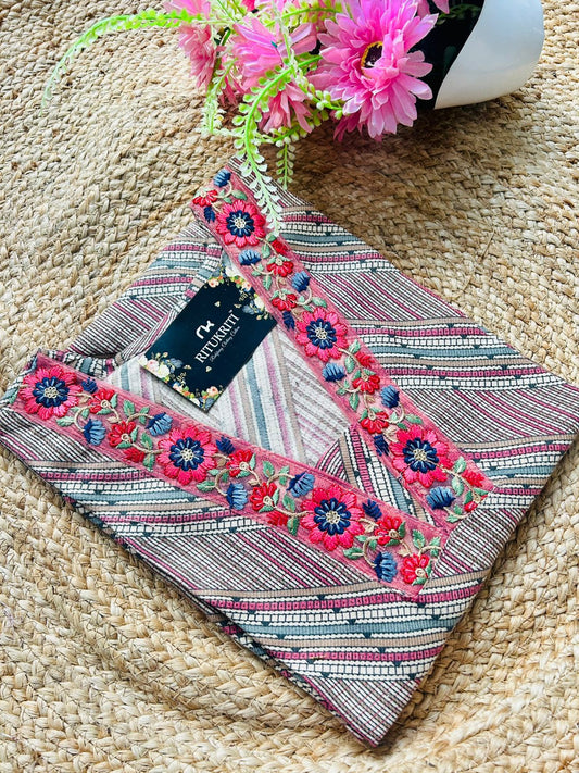 Embroidered Pashmina kurti winter wear