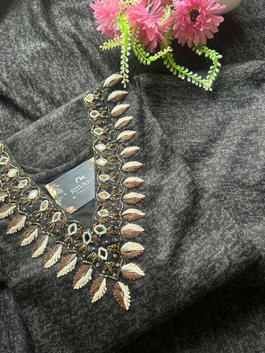Karachi fabric suit set winter wear