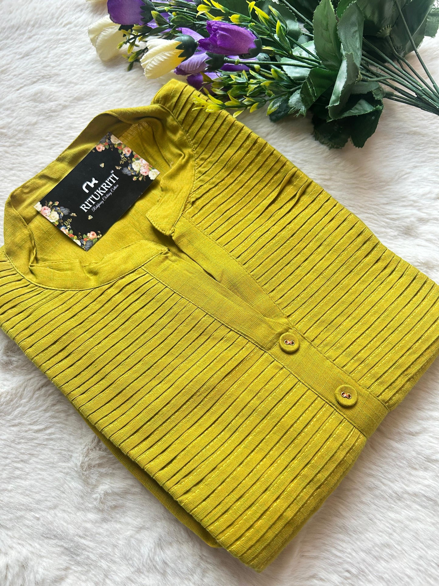 LONG COTTON SILK KURTI