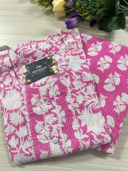 cotton two piece