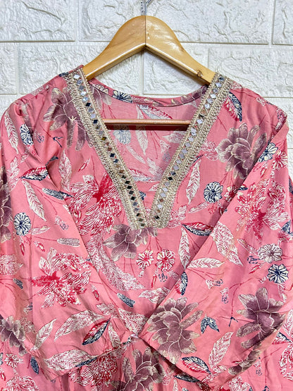 Plus size muslin kurti