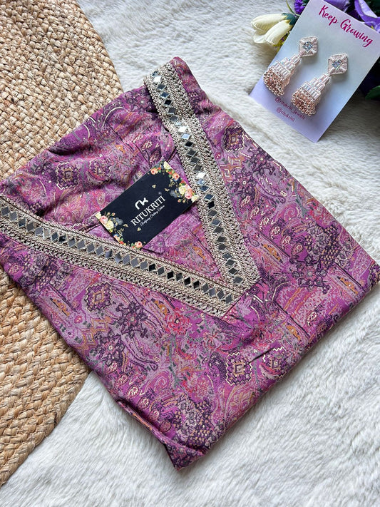 Plus size muslin kurti