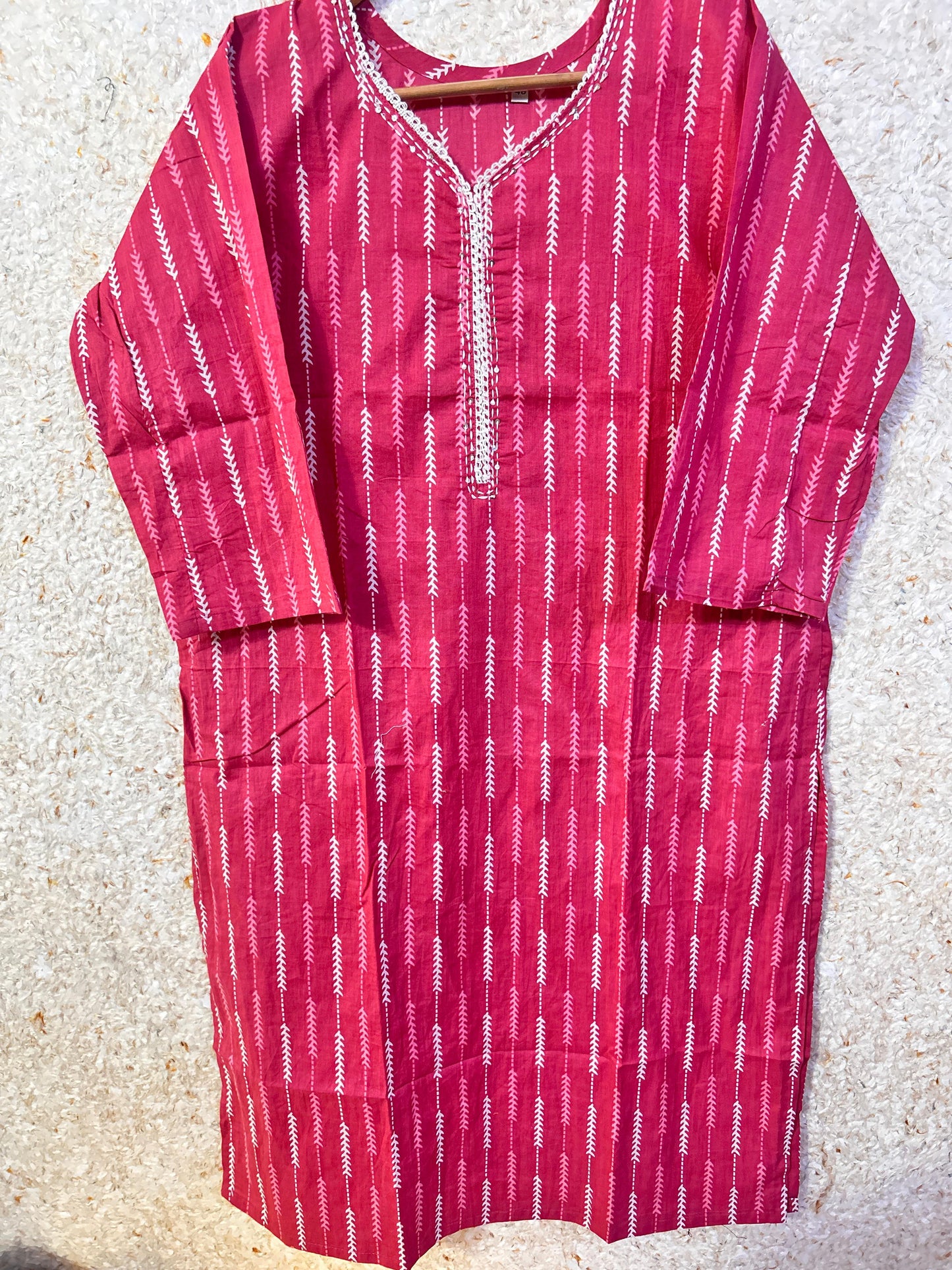 Plus size cotton kurti