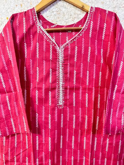 Plus size cotton kurti