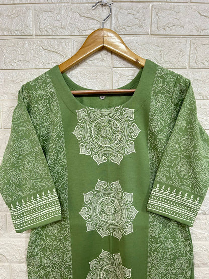 Fleece kurti winter wear