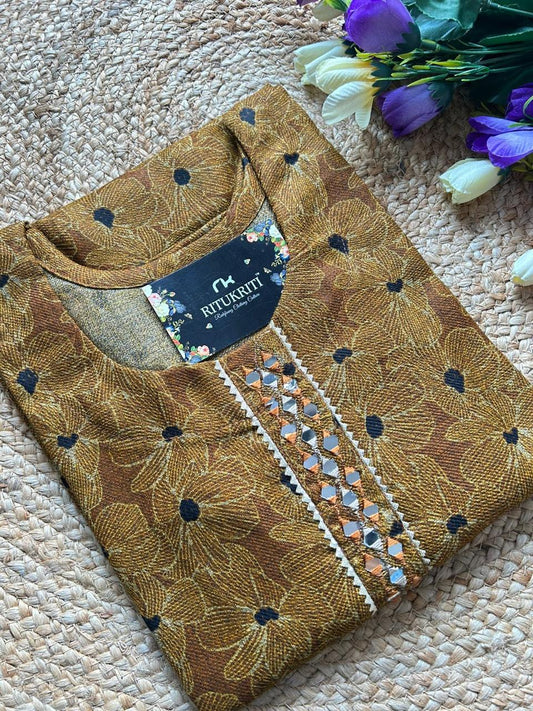 Pashmina kurti winter wear