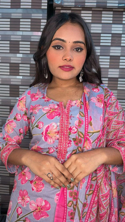 Cotton  three piece