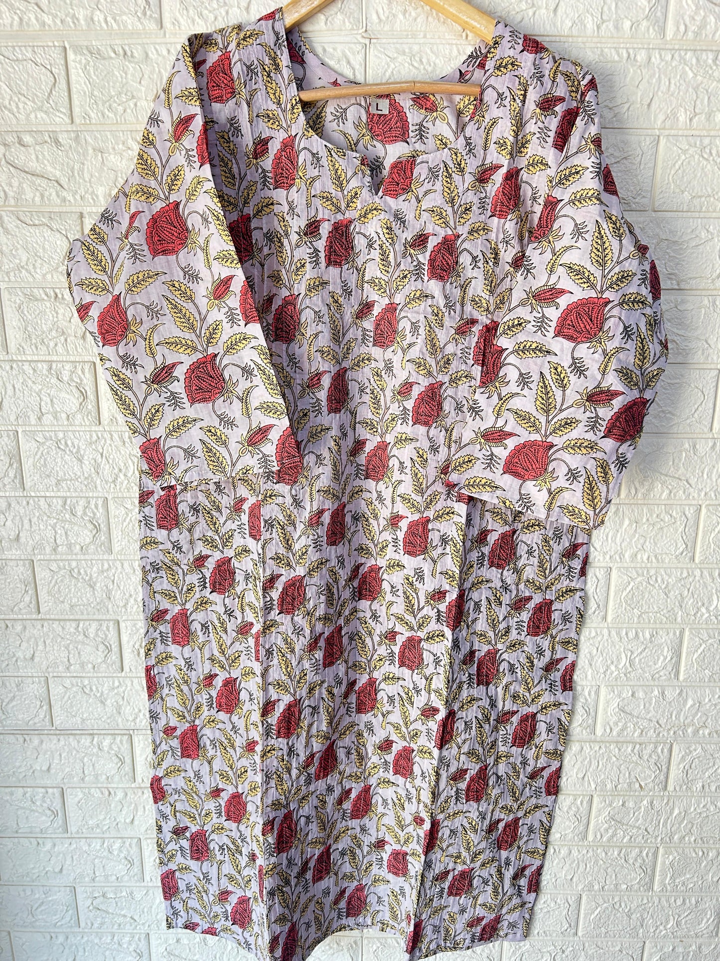 Fully Pleated cotton kurti