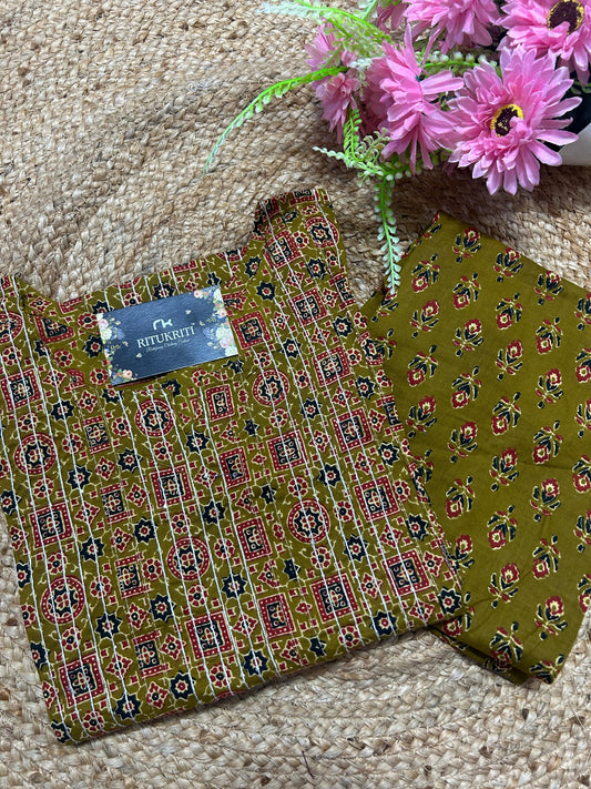 Round neck neck cotton two piece