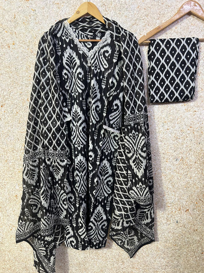 Cotton   three piece