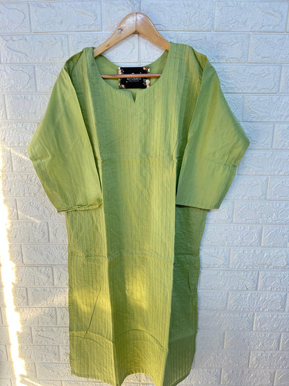 Fully Pleated cotton kurti