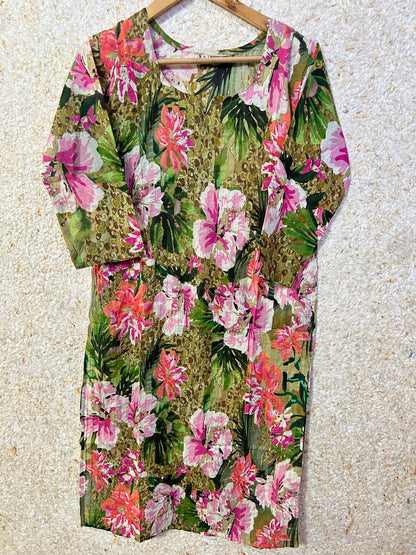 Fully Pleated cotton kurti